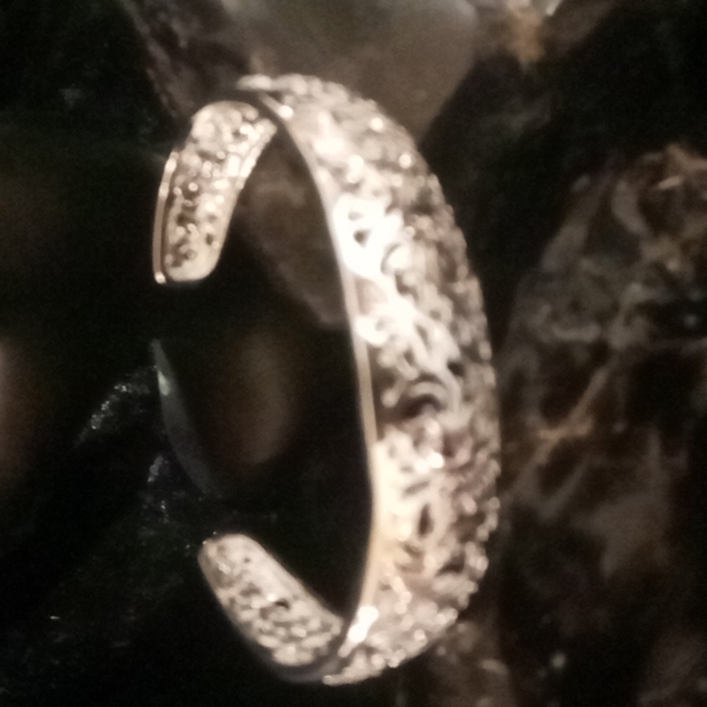 Cuff bracelet sterling silver 925 - Picture 3 of 7